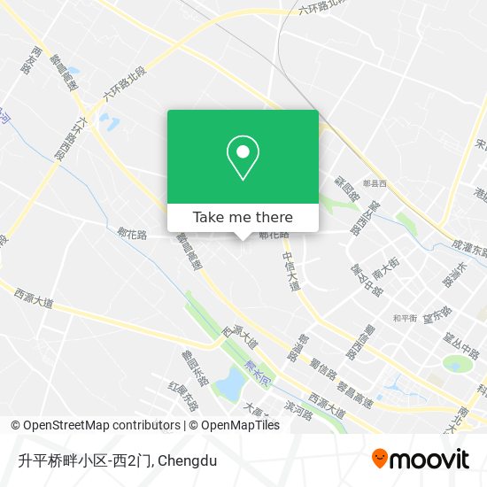 升平桥畔小区-西2门 map