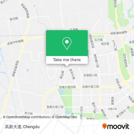 高新大道 map