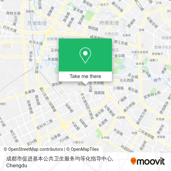成都市促进基本公共卫生服务均等化指导中心 map