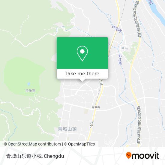 青城山乐道小栈 map