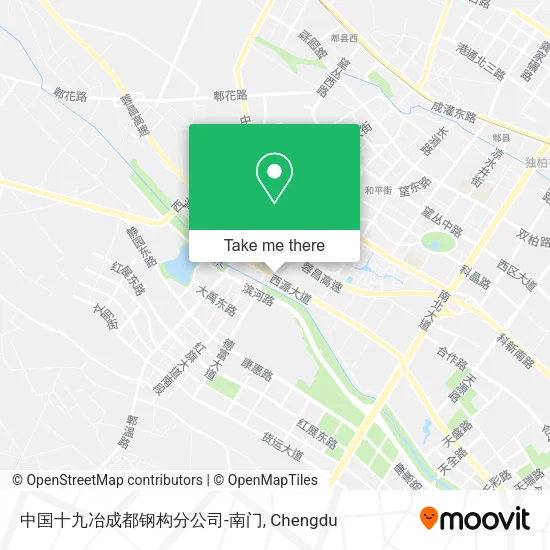 中国十九冶成都钢构分公司-南门 map