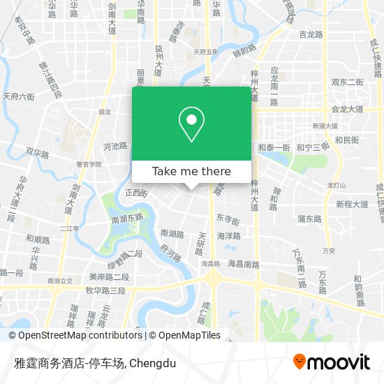 雅霆商务酒店-停车场 map