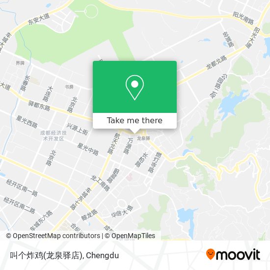 叫个炸鸡(龙泉驿店) map
