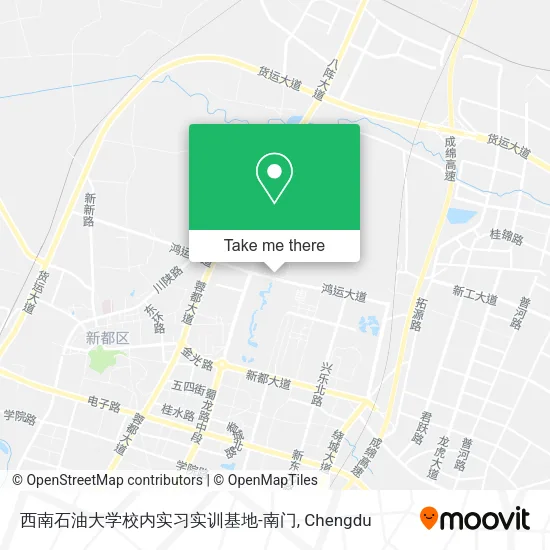 西南石油大学校内实习实训基地-南门 map