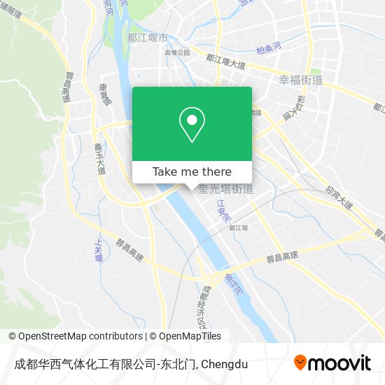 成都华西气体化工有限公司-东北门 map