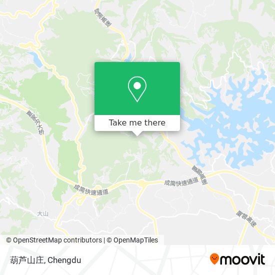 葫芦山庄 map