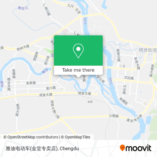 雅迪电动车(金堂专卖店) map