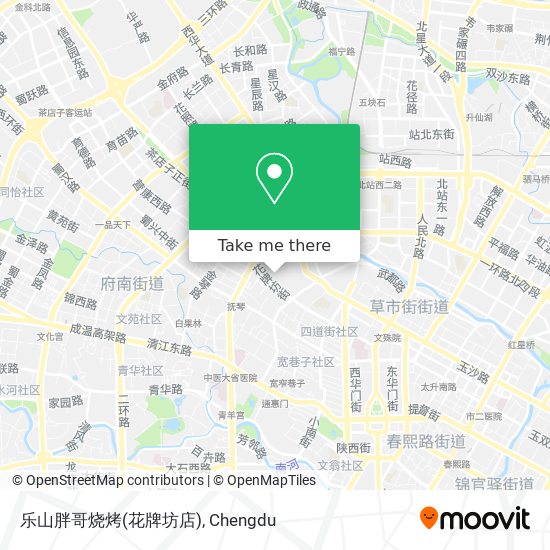 乐山胖哥烧烤(花牌坊店) map