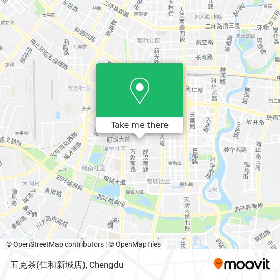 五克茶(仁和新城店) map