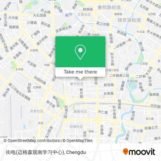 街电(迈格森观南学习中心) map