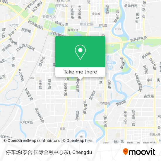 停车场(泰合·国际金融中心东) map