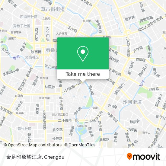 金足印象望江店 map