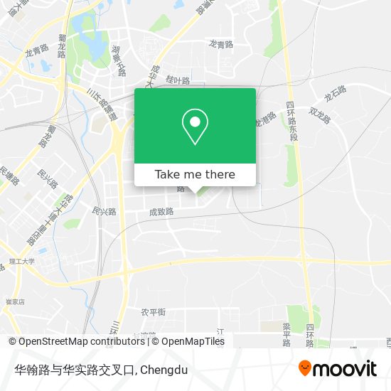 华翰路与华实路交叉口 map