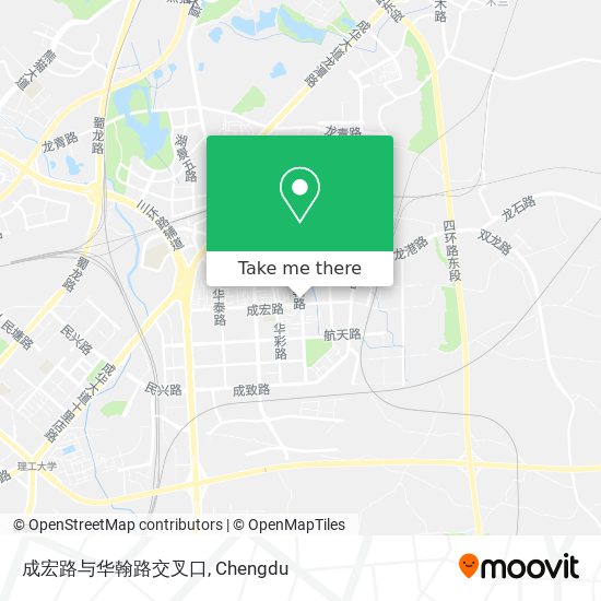 成宏路与华翰路交叉口 map