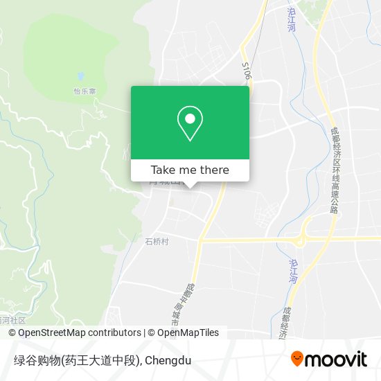 绿谷购物(药王大道中段) map