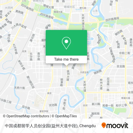 中国成都留学人员创业园(益州大道中段) map