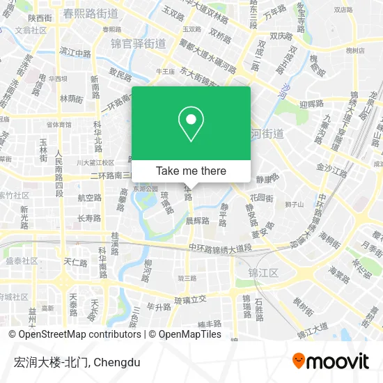 宏润大楼-北门 map