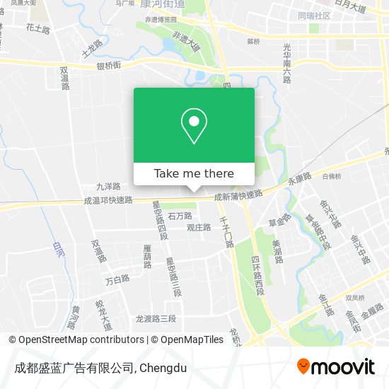 成都盛蓝广告有限公司 map