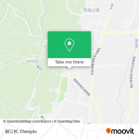 丽江村 map