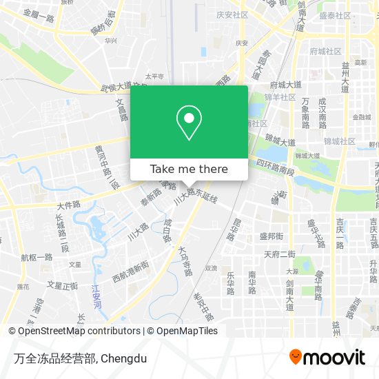万全冻品经营部 map