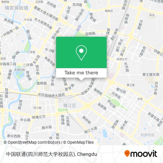 中国联通(四川师范大学校园店) map