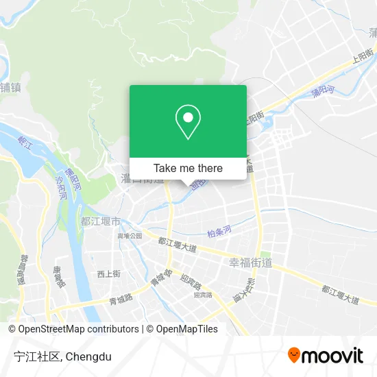 宁江社区 map