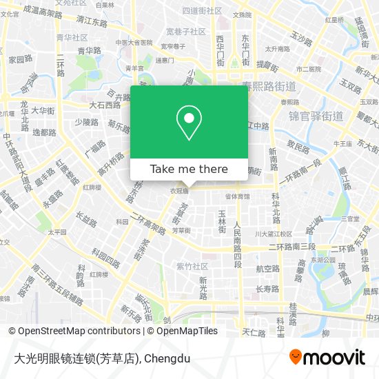 大光明眼镜连锁(芳草店) map