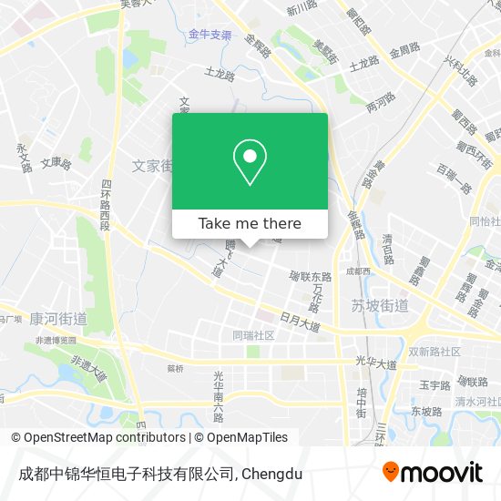 成都中锦华恒电子科技有限公司 map