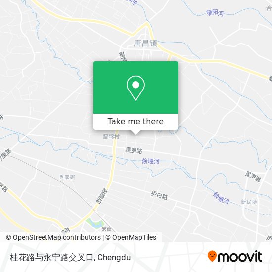 桂花路与永宁路交叉口 map