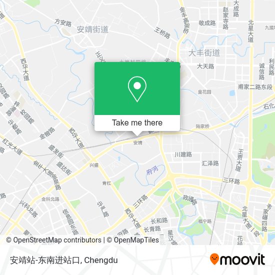 安靖站-东南进站口 map