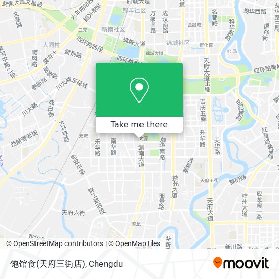 饱馆食(天府三街店) map