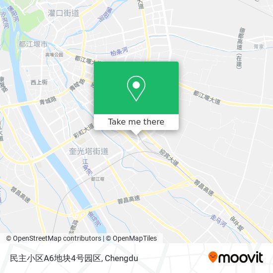 民主小区A6地块4号园区 map