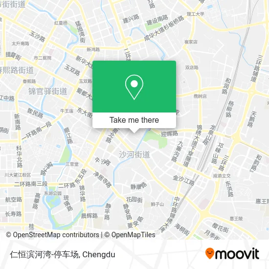 仁恒滨河湾-停车场 map