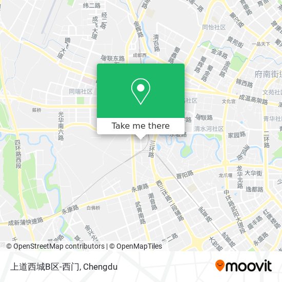 上道西城B区-西门 map