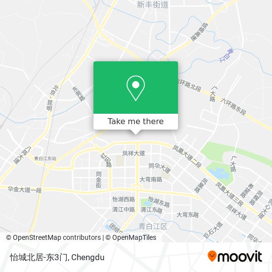 怡城北居-东3门 map