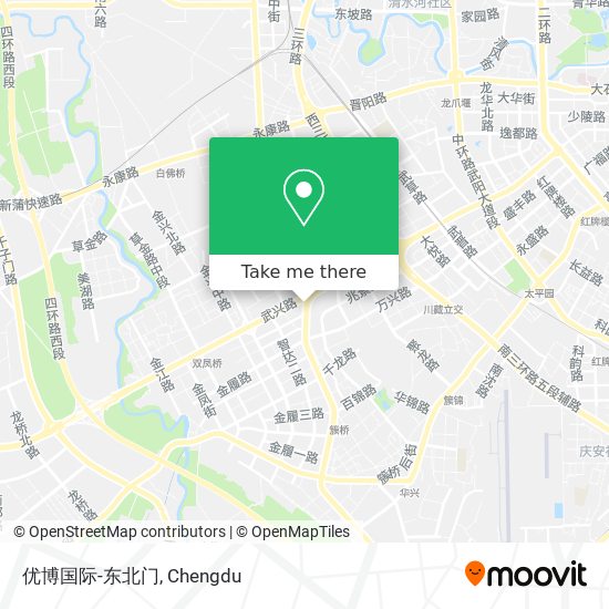 优博国际-东北门 map