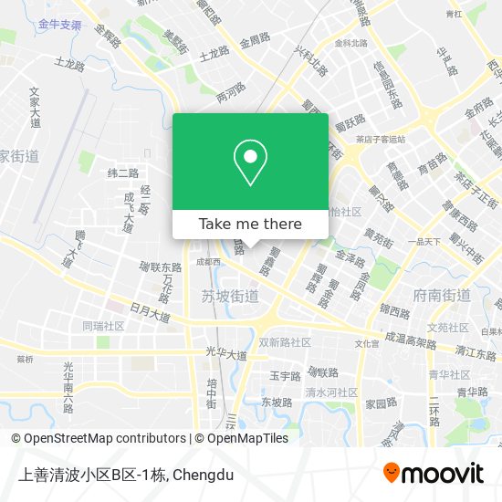 上善清波小区B区-1栋 map