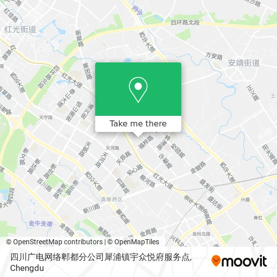 四川广电网络郫都分公司犀浦镇宇众悦府服务点 map