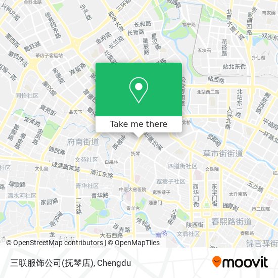 三联服饰公司(抚琴店) map