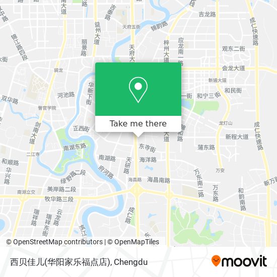 西贝佳儿(华阳家乐福点店) map