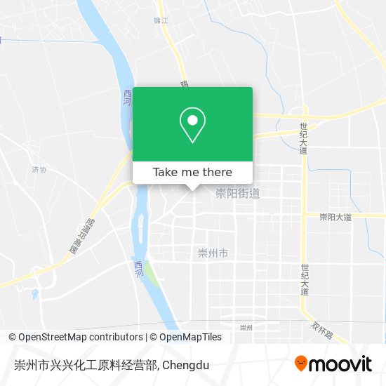崇州市兴兴化工原料经营部 map
