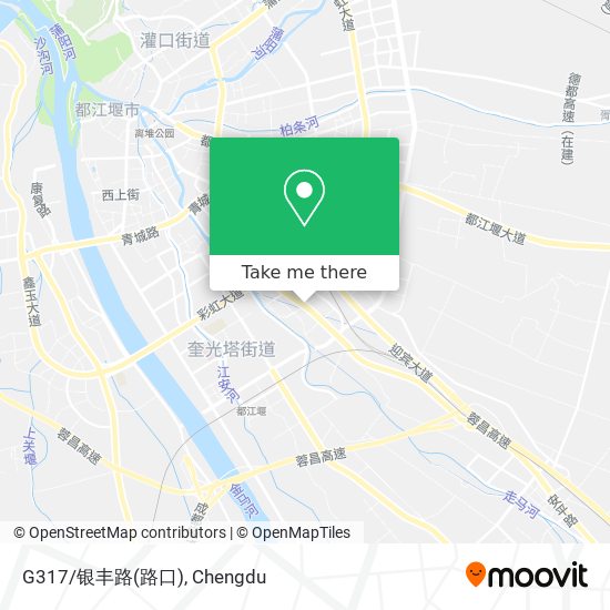 G317/银丰路(路口) map