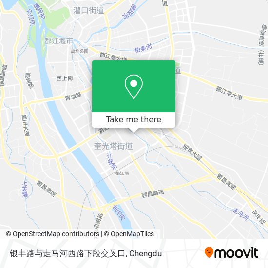银丰路与走马河西路下段交叉口 map