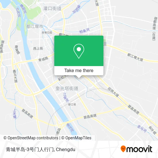 青城半岛-3号门人行门 map