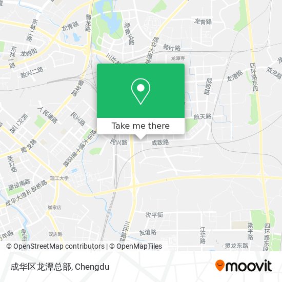 成华区龙潭总部 map