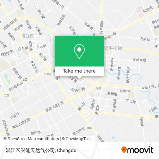 温江区兴能天然气公司 map
