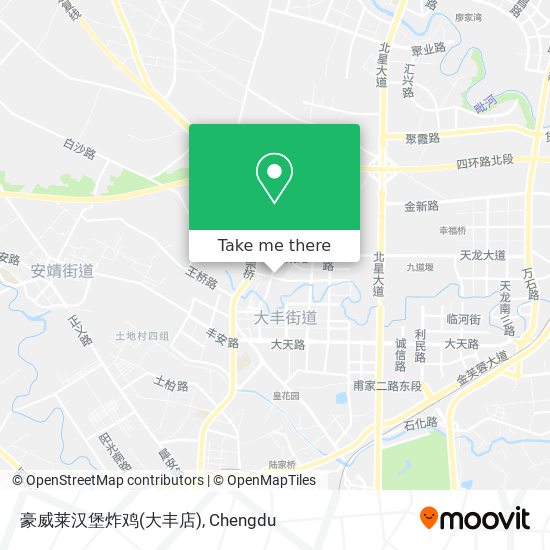 豪威莱汉堡炸鸡(大丰店) map