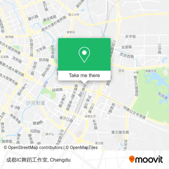 成都IC舞蹈工作室 map