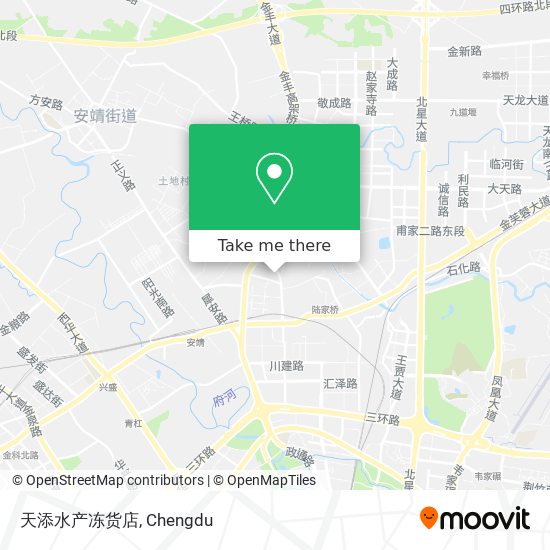 天添水产冻货店 map
