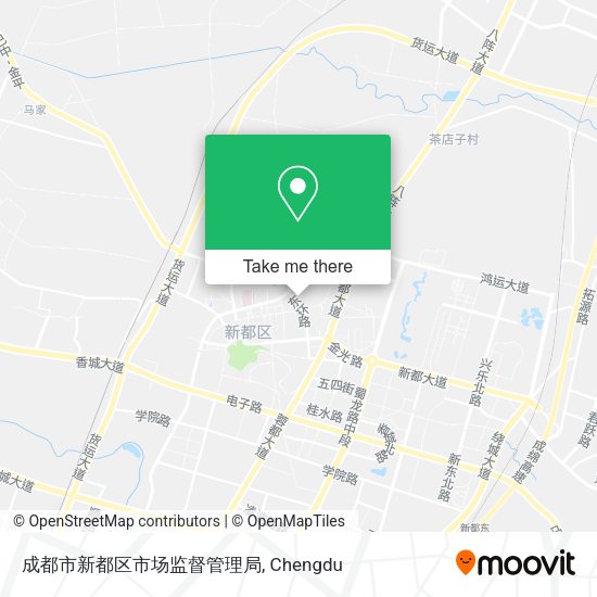 成都市新都区市场监督管理局 map